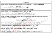 Applications of Stacks – I – Data structures