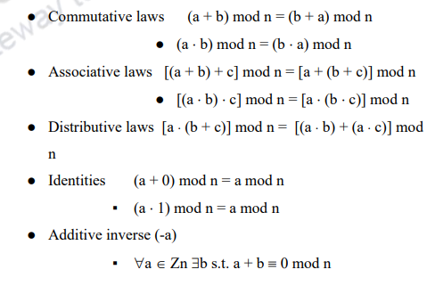 Modular Arithmetic – Cryptography and Network