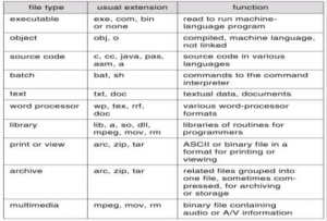 File β System Interface β I β Operating System
