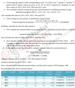 Measurement of Seasonal, Cyclic and Irregular Variation – Statistical ...
