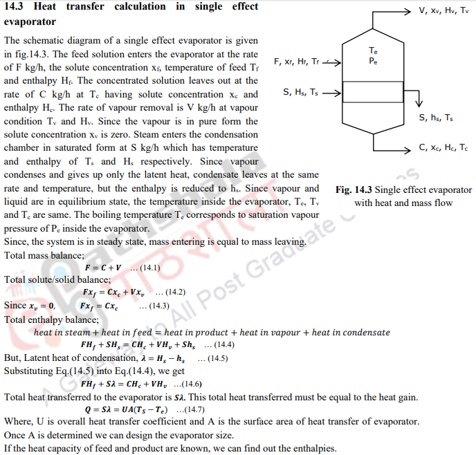 Evaporation Unit Operations in Food Processing