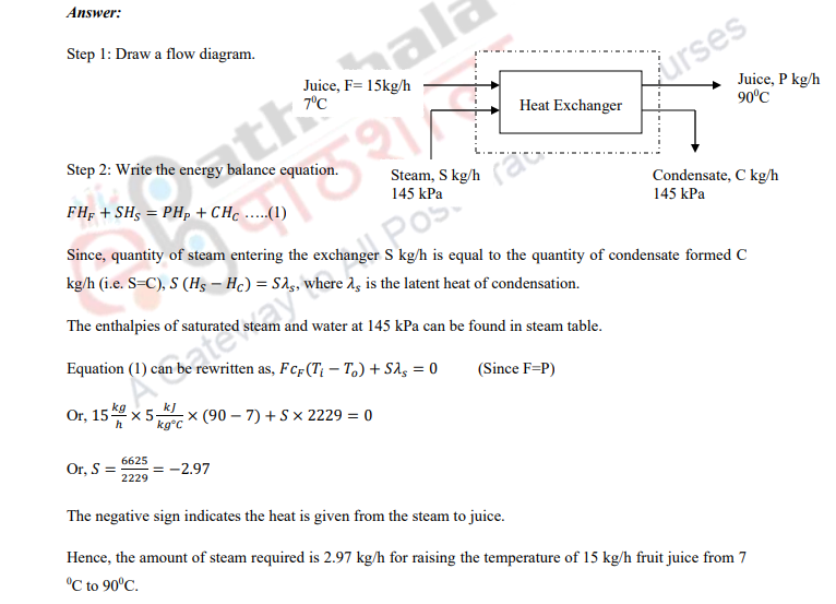 Introduction to Material and Energy Balance Unit Operations in Food