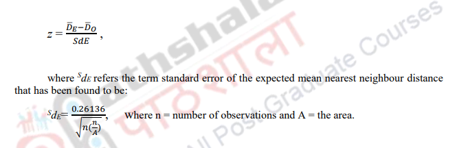 Point Pattern and Nearest Neighbor Analysis – Quantitative Technique