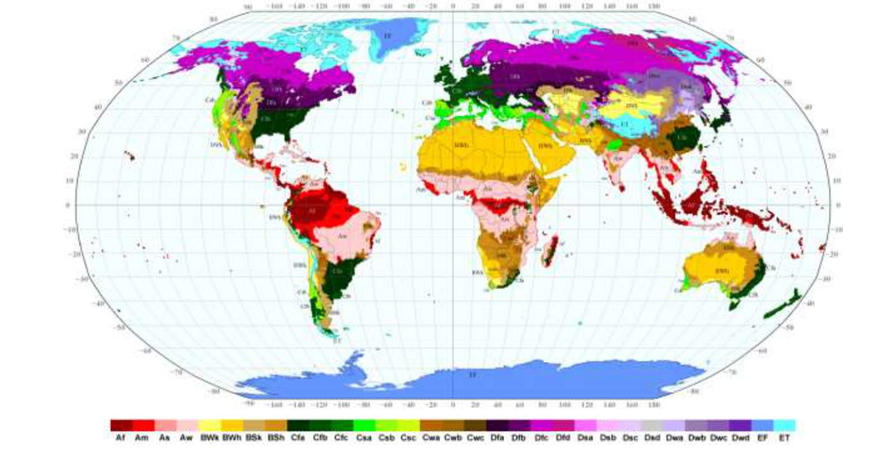 KOPPEN’S CLIMATIC CLASSIFICATION – Climatology