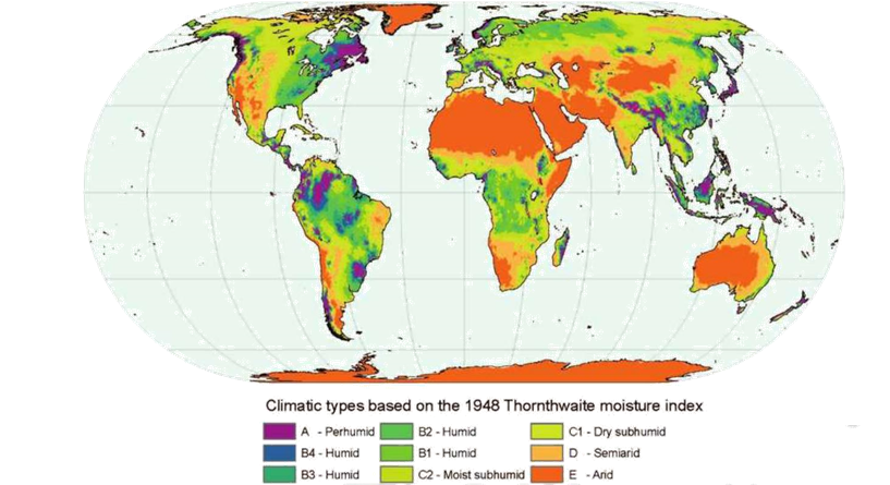 THORNTHWAITE’S CLIMATIC CLASSIFICATION – Climatology