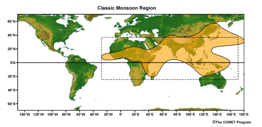 MONSOON: DEFINITION, THEORIES AND CONTROLLING FACTORS – Climatology