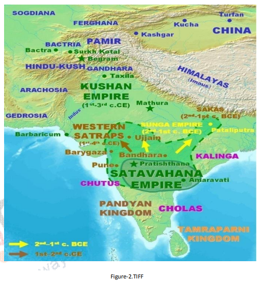 Sunga, Kanva and Satavahana dynasties – Outlines of Indian history