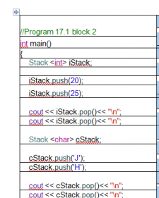 Class Templates – Object Oriented Concepts and Programming Using C++