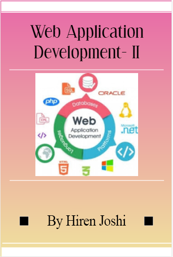 Cover image for Web Application Development- II