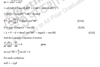 Hamilton’s Principle and Lagrange’s Equation – Classical Mechanics