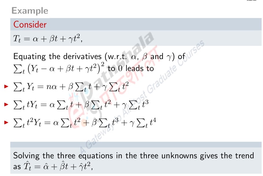 Time Series Analysis – The Classical Model – Stochastic processes and ...